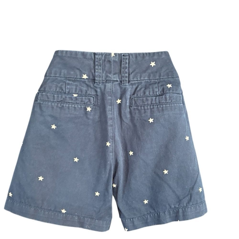 G.H.Bass & Co.Womens Navy Blue with White Stars Size 2 material 100% cotton used - Picture 5 of 5